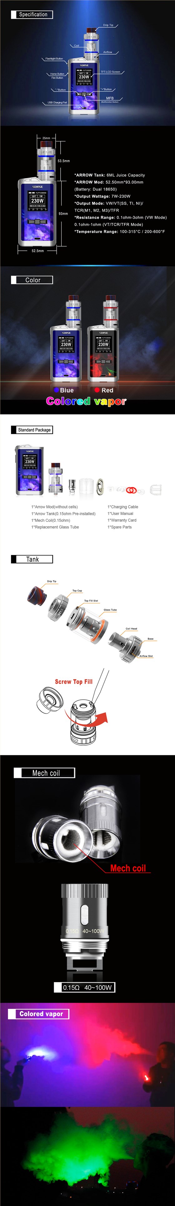 SENSE Arrow kit Classic Version 